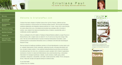 Desktop Screenshot of cristianapaul.com